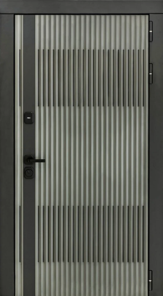 Входная дверь ДвериПРО Элфи ФЛ-707 (10мм, Белый софт) DPRO226002 внешняя сторона